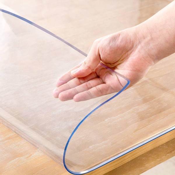 Eisdroma 48 x 60 Inch Clear Table Cover Protector, 2mm