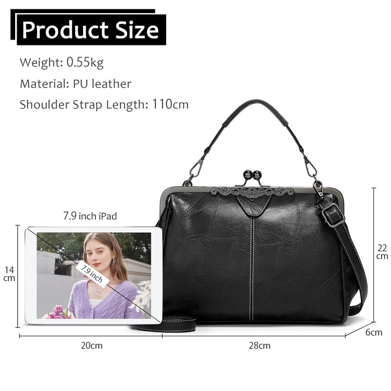 FORRICA L-EV, black, Handbag