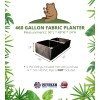 Cali Grow (4' x 8') Fabric Raised Garden Bed w/(6)