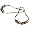 Heavy Duty Roller Shower Curtain Rings, Pewter Clipperton RollerRings, Set