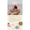 Petilu: Birthday Teddy Bear & Mini Bouquet, Flower Glass Gift