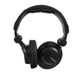 Clutch Stingray High Def Closed-Back Adjustable DJ Studio Headphones Black w Carry Case