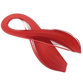 Kemcatui Red Quilling Paper Strips, 1/8"(3mm) Paper Strips Length 54cm, Color Craft Paperstrips for Art DIY Hand Craft Christmas(1pc 120 Strips)
