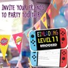 ZELAITE 12x 11th Birthday Gaming Invitation Cards Children's Birthday Boy