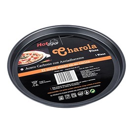 Kitchen Spot 443 Charola Pizza, 29 cm, color Gris/Plata