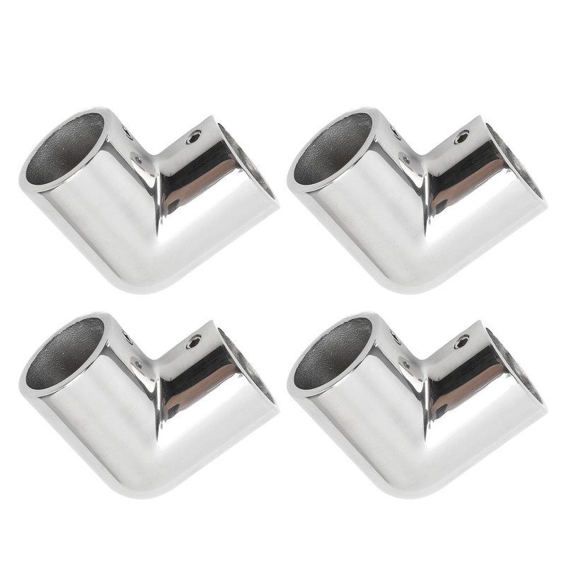 4PCS 2 Way 90 Degree Boat Hand Rail Fitting 25mm