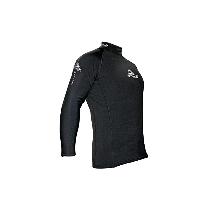 Adrenalin Men's Thermal 2P Fleece Rash Superstretch Long Sleeve Top,
