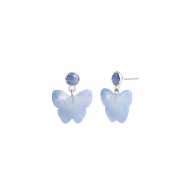 COACH Resin Butterfly Drop Earrings