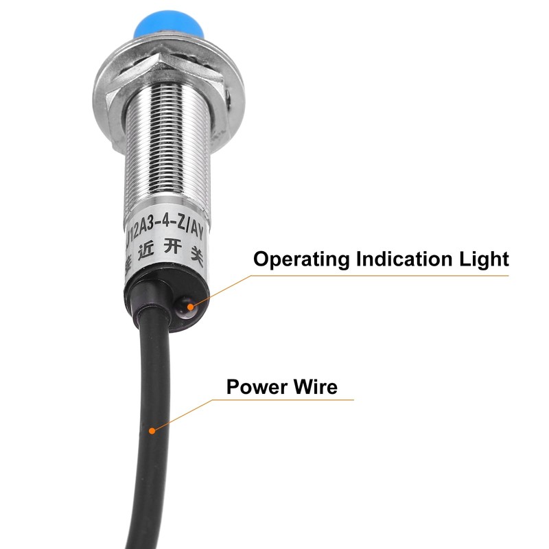 sourcing map M12 Approach Sensor Inductive Proximity Sensor Switch NC