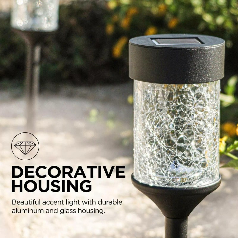 Home Zone Security Outdoor Garden Decorative Rotating Solar Path Light