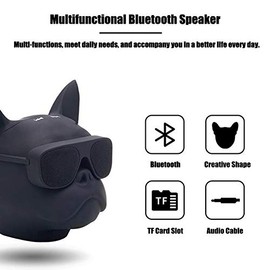 Bluetooth Speaker, Mini Speaker with Good Sound Quality and Lovely Appearance(Dog), Wireless Speaker Built-in FM Radio Portable Speaker