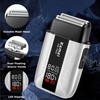 KEMEI IPX7 Foil Shavers Electric Razor for Men with 3