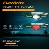 EverBrite Headlamp Green 2-Pack Kids Headlamp with Red Light &