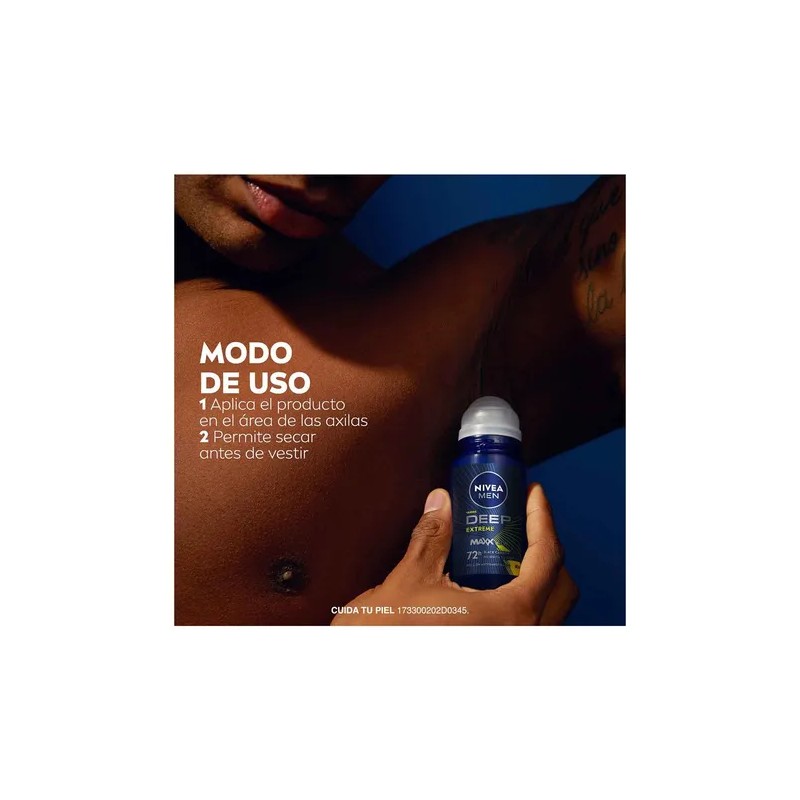Antitranspirante roll on Nivea DEEP Extreme deep extreme