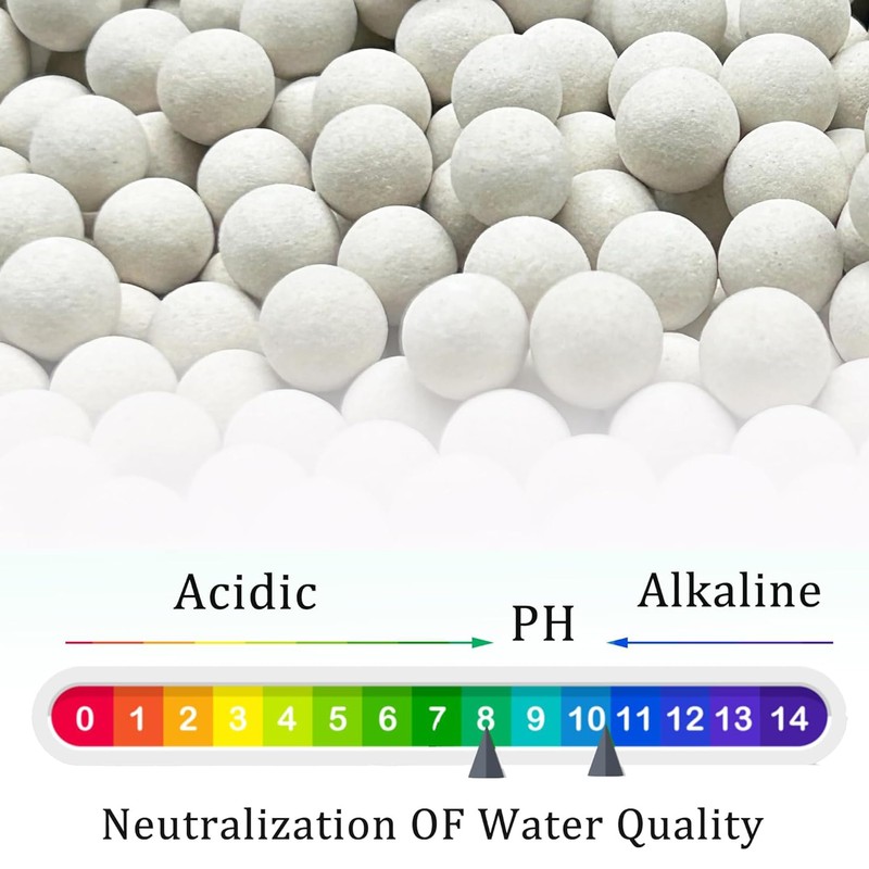 Condensate Neutralizer, 3.3 Lbs Condensate Neutralizer Refill Media Pellets 7-8mm