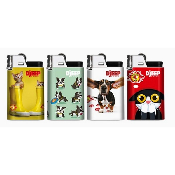 Djeep Lighter Cats n Dogs Series 4 Pack