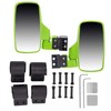 NICHE Green Offroad Break-Away Side View Mirror Set for UTV