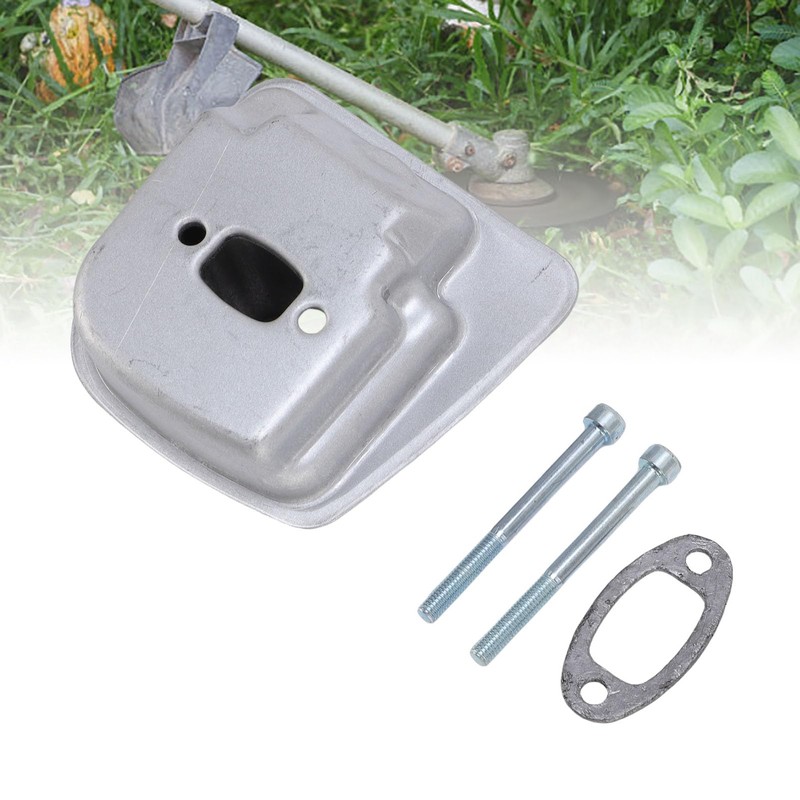 Brush Cutter Exhaust Kit Muffler Replacement for FS55 FS55C 4140