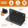 Wuno Shop 2"x4" Galvanized Corner Brace, 90 Degree Angle Iron