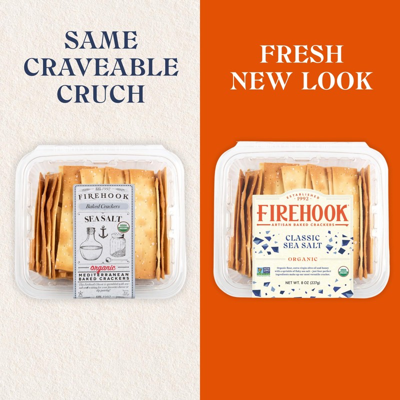 Firehook Cracker Baked Sea Salt, 8 Oz