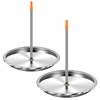 Vertical Skewer for Grill Stainless Steel Pastor Skewer with 2