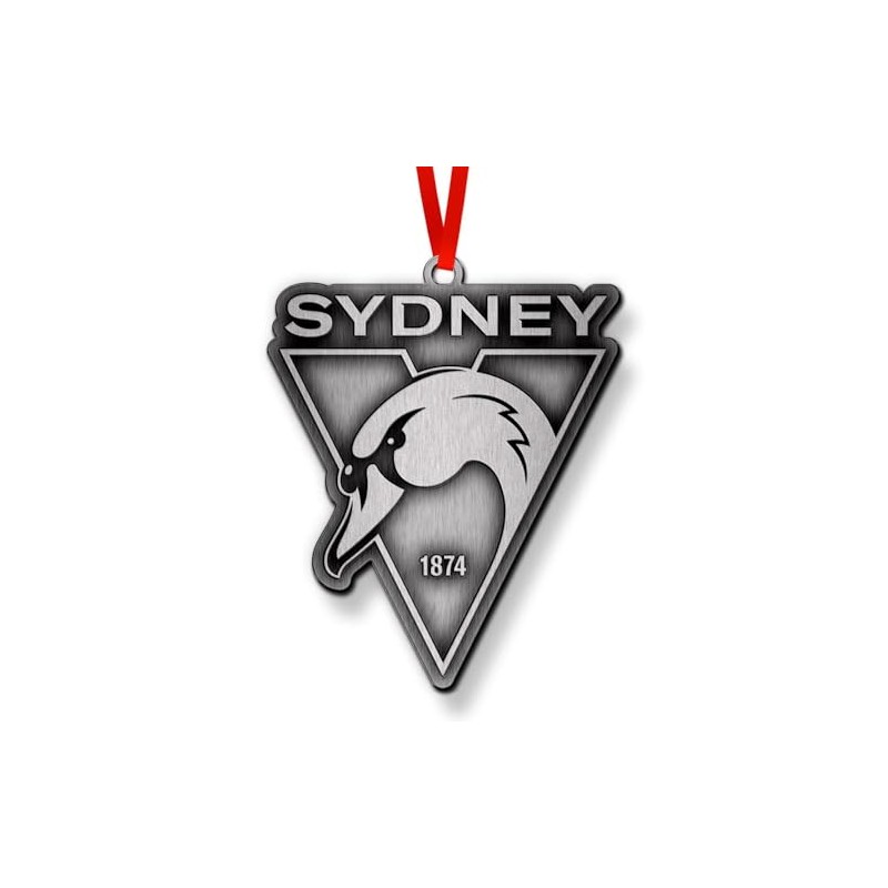 Sydney Swans AFL Footy Metal Ornament