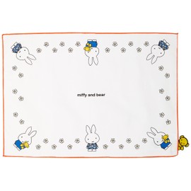 Kutsuwa MF682 MF682 Miffy Placemat, Kids Lunch Mat, Made in Japan, Approx. W 13.8 x D 9.8 x H 0.1 inches (35 x 25 x 0.3 cm)