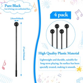 4 x Xylophone Accessories.Percussion Sticks for Drumsticks, Marimba Accessories.Glockenspiel Accessories.Drum Sticks.Bell for Glockenspiel Xylophone, Bell Musical Instruments