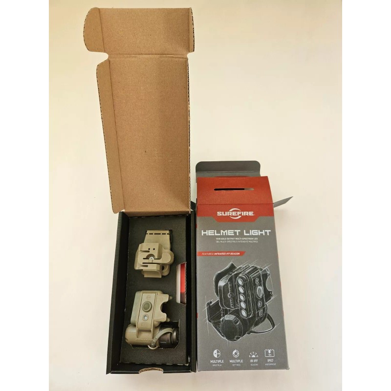 Surefire NEW - Surefire HL1-A-TN Helmet Light White/Blue LED Tan