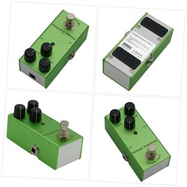 Kisangel Electric Guitar Effector Analog Delay Pedal with True Bypass Effects Classic Overload Green Design for Guitar and Bass Music Applications