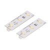 2Pcs Refrigerator LED Light Strip Bar Replacement Freezer Refrigerator Light