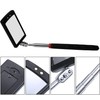 Lan-He Telescoping Inspection Mirror with 2 LED Lights extendable Machine
