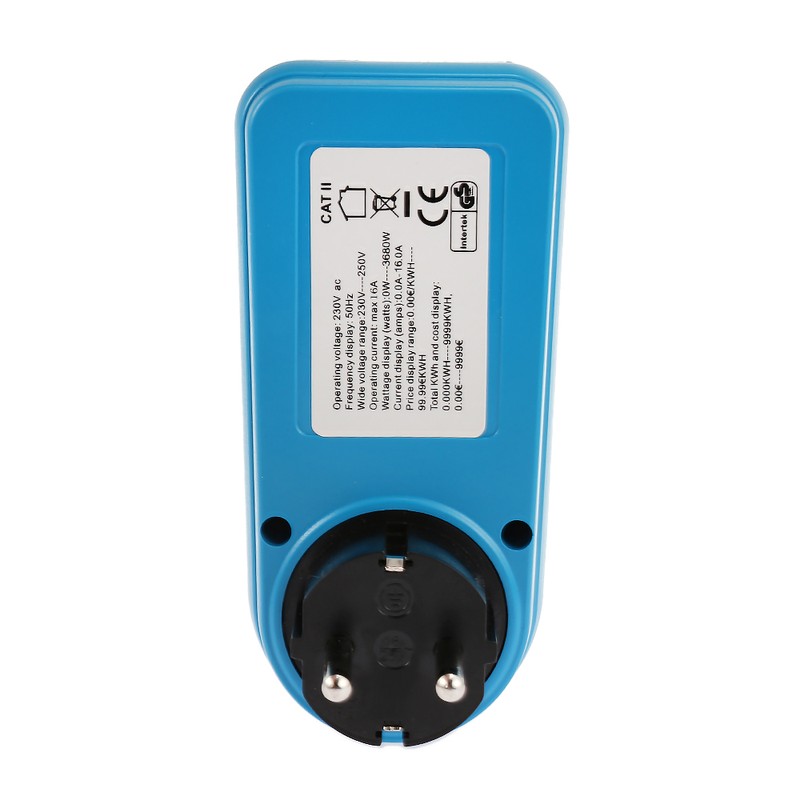 LCD Display Electricity Usage Power Meter Socket Energy Watt Volt