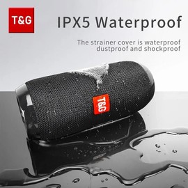 T&G Bluetooth Portable Loudspeaker Outdoor TWS Wireless Sound Box Stereo Surround