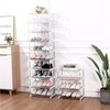 Jucaifu Jucaifu Stackable Small Shoe Rack, Entryway, Hallway and Closet