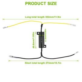 EPLZON 12 V 21 W 6 Ohm Motorcycle Load Resistor Torch Indicator Decoder Motorcycle Indicator Resistance Adapter Flash Fix Error 12 V for Motorcycle (Pack of 4)