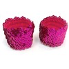 Violet Pair Of 17cm x 4.5cm Elastic Sequin Polyester Slim