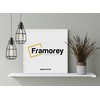 FRAMOREY White 30x30 Frame With Safe Shatterproof Styrene Front &