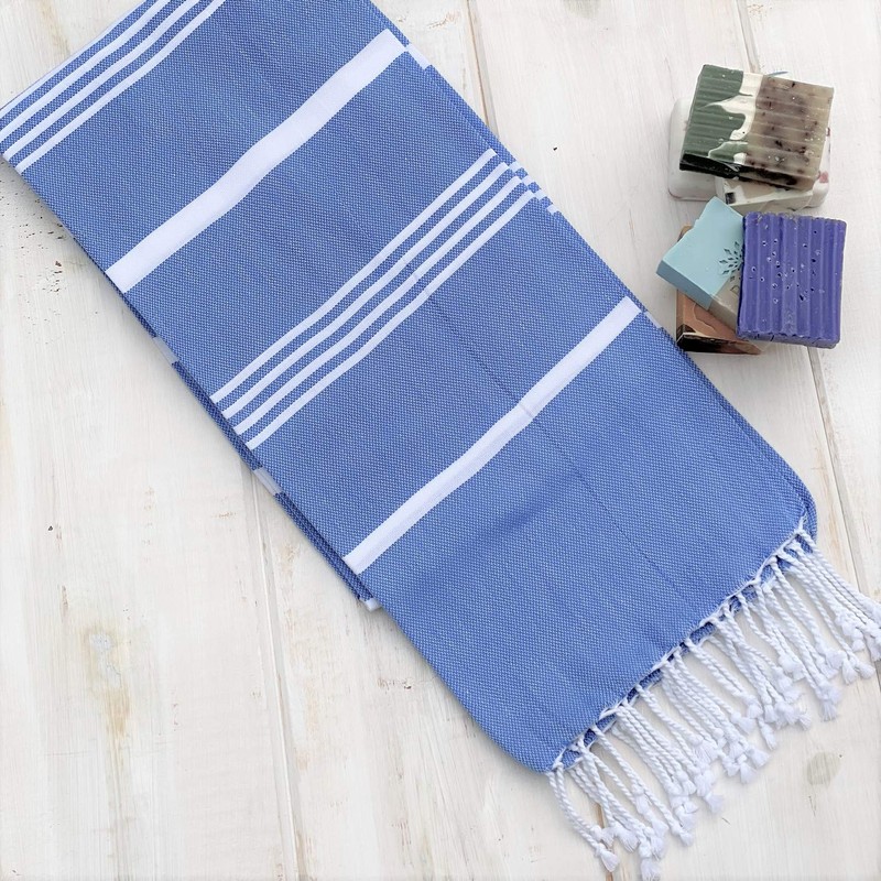 Turkish Beach Towel | 100% Cotton, Prewashed, 38 x 70