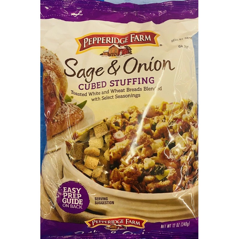 Pepperidge Farm 2x Pepperidge Farm SAGE & ONION CUBED STUFFING