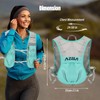 Sahunfri Running Vest Backpack, Lightweight Breathable Hydration Vest with Reflective