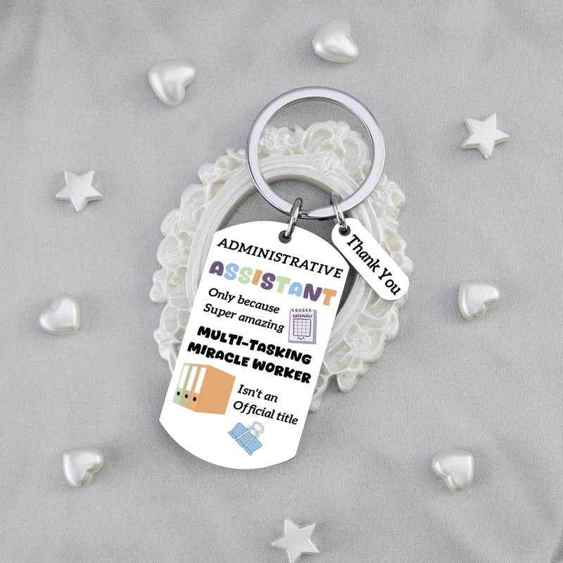 Administrative Professional Day Gifts Administrative Assistant Gifts Assistant Keychain Secretary