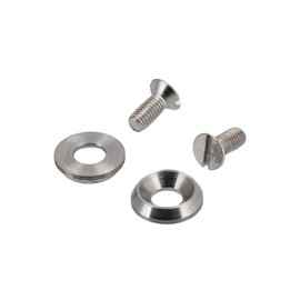 Set: Raised Countersunk Screws Handlebar Cover for Simson KR51/1, KR51/2 Schwalbe, SR4-2 Star, SR4-3 Sperber, SR4-4 Habicht