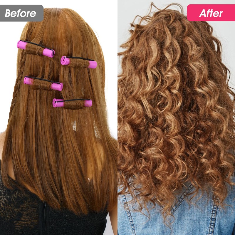 Classicseali Pack of 30 Perm Curlers Medium Size, Hair Styling