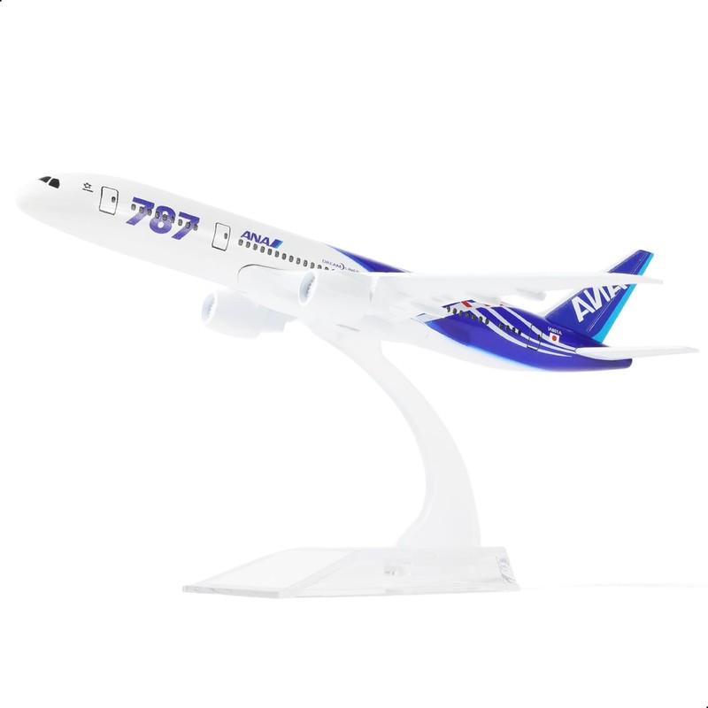 QIYUMOKE 1/400 Boeing 787 Metal Die Cast Airplane Model Japan
