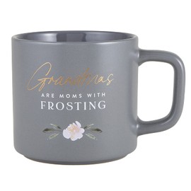 Creative Brands Heartfelt Collection - Stackable Stoneware Mug, 14-Ounce, Grandmas Are