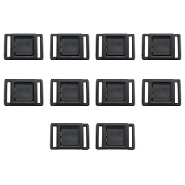 HJGarden 10Sets Black 18mm Metal Bra Straps Bikini Clasp Garment Adjuster Hooks Closing Hook Closure Alloy Bra Front Clasp Light Gold Bra Clasp Replacement Part