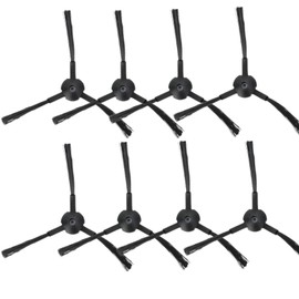 Beufee 8Pcs Side Brush Replacement Parts Fit for Ilife V3s 3Spro A4 A4S A6 5V 5Spro Robot Vacuum Cleaner Accessories
