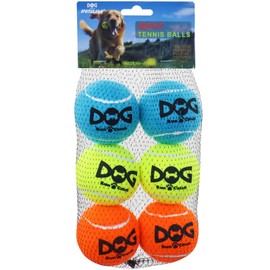 insum 6PC Squeaky Dog Balls -Squeaky Tennis Balls for Dogs,2.5''