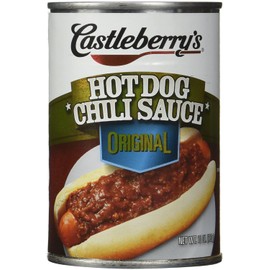 Castleberry's, Hot Dog Chili Sauce, Classic, 10oz Can (Pack of 6)